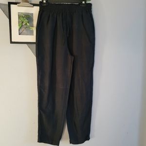 Blank NYC Linen Pull On Drawstring Pants S